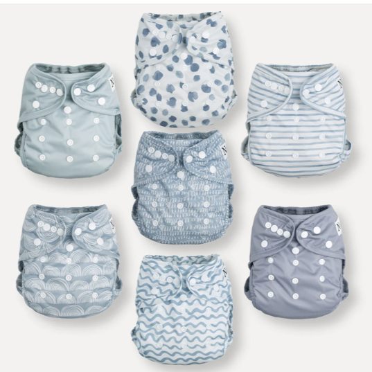 Something Blue Diaper Covers