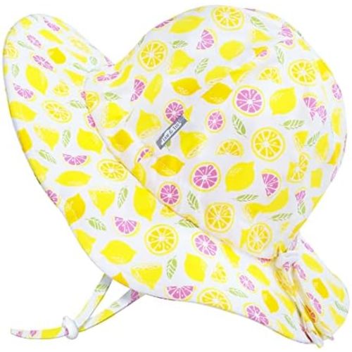 JAN & JUL Adjustable Cotton Floppy Sun Hat with 50+ UPF Protection for Girls
