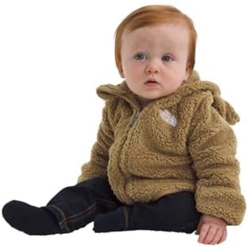 THE NORTH FACE Baby Campshire Full Zip Hoodie | Cozy Fleece Winter Jacket for Toddlers, With Mittens & Attached Bear Ear Hood