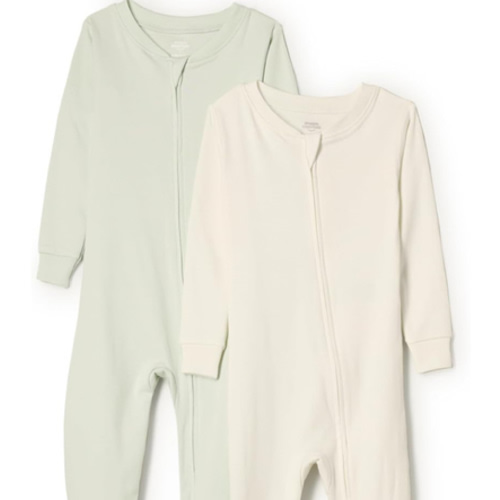 Amazon Essentials x Sofia Grainge Unisex Cotton Footed Pajamas