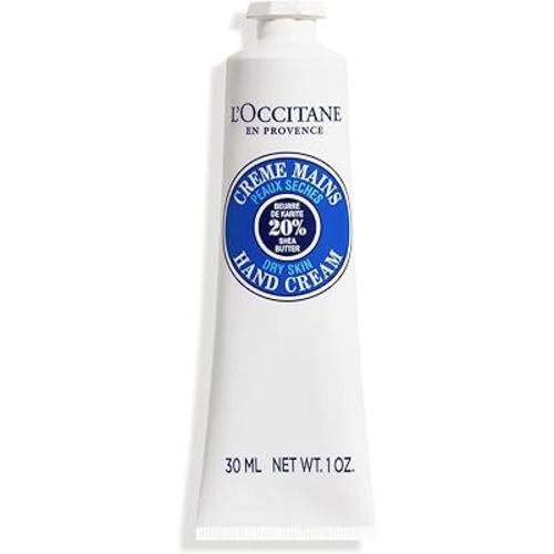 L'OCCITANE 20% Organic Shea Butter Hand Cream, Nourishes & Protects Dry Hands, Fast-Absorbing, Non-Greasy, Leaves Skin Moisturized & Soft, Vegan