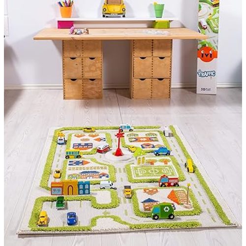 IVI Traffic Collection (Traffic Green, (Small) 44.5" L x 31.5" W)