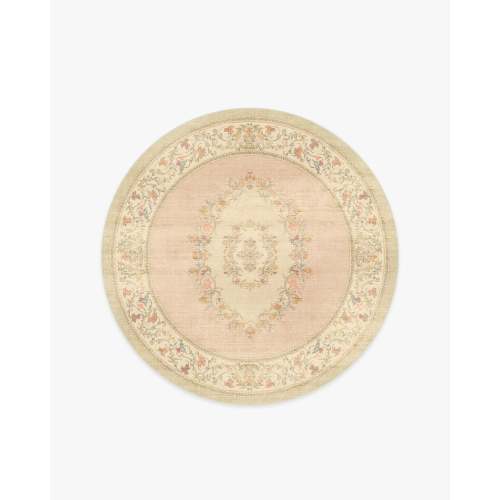 Bridgerton Lady Whistledown Vintage Pink Tufted Rug | Ruggable