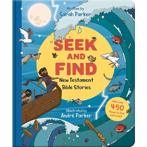 Seek and Find: New Testament Bible Stories: With Over 450 Things to Find and Count! (Fun interactive Christian book to gift kids ages 2-4)