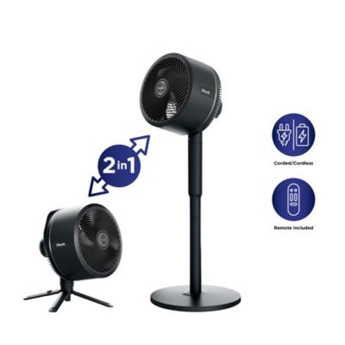 Shark FlexBreeze Fan — Indoor & outdoor oscillating fan, pedestal & tabletop, corded & cordless portable fan