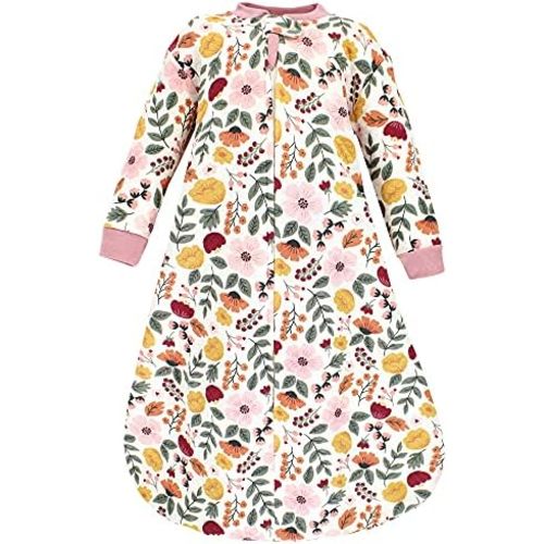 Hudson Baby Unisex Baby Premium Quilted Long Sleeve Sleeping Bag and Wearable Blanket
