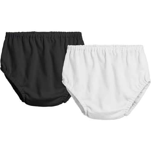 City Threads Baby Girls Boys Diaper Covers Bloomers Cotton Soft Comfortable Durable Made in USA 2-Pack