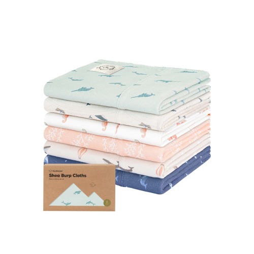 Shea Burp Cloths, One Size