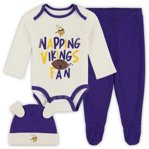 Infant  Minnesota Vikings Outerstuff Little Champ Three-Piece Set