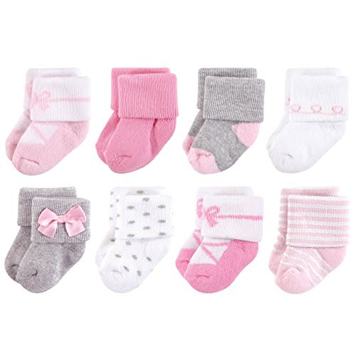 Little Treasure Baby Girls' Newborn Socks