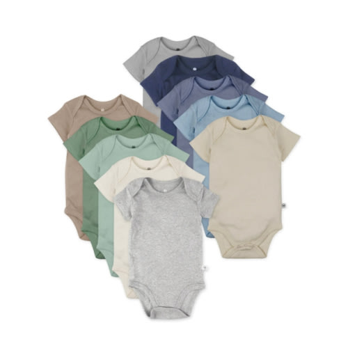 10-Pack Organic Cotton Short Sleeve Bodysuits | Honest Baby Clothing