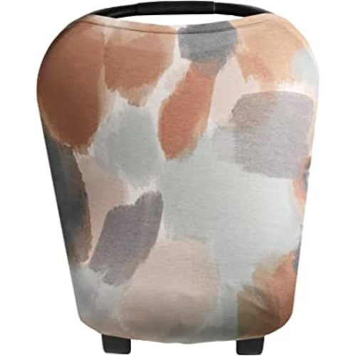 Copper Pearl Multi-Use Cover: Car Seat Covers, Nursing Cover, and Stroller Cover for Sun - Stretchy Fabric, All-Season Use, Stylish Designs, Easy Access for Moms - Picasso