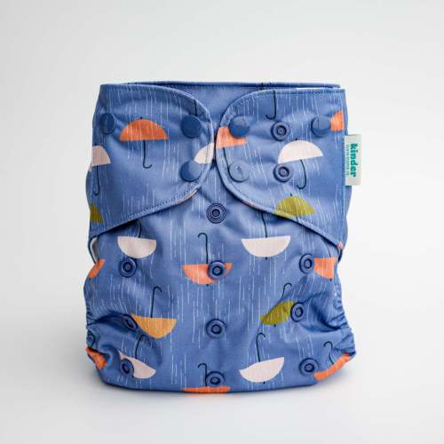 Space and Sky: Essentials Pocket Cloth Diaper with Athletic Wicking Jersey, Grows with your Baby