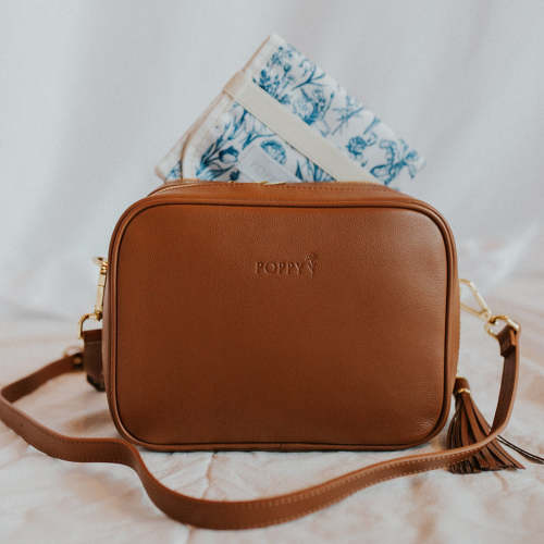 The Luxe Poppy Bag - Old Money Brown