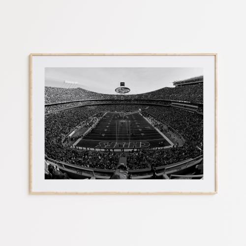 GEHA Field at Arrowhead Stadium , Kansas City Chiefs, NFL Print,Fan Poster, Black and White, Sport Print, Sport Decor,American Football Gift