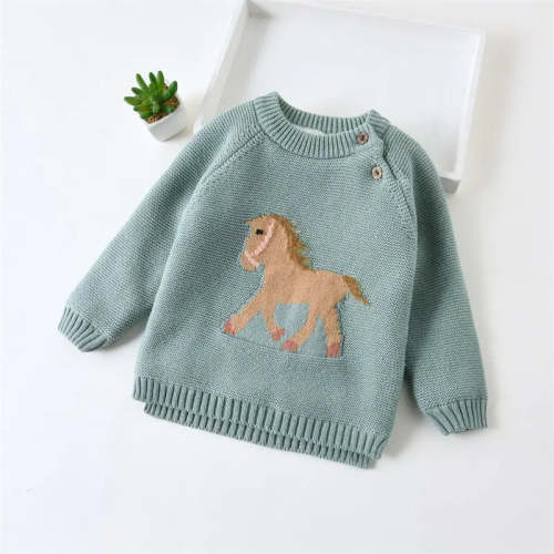 gwenny horse sweater (seafoam) – Bridle Up Hope Shop