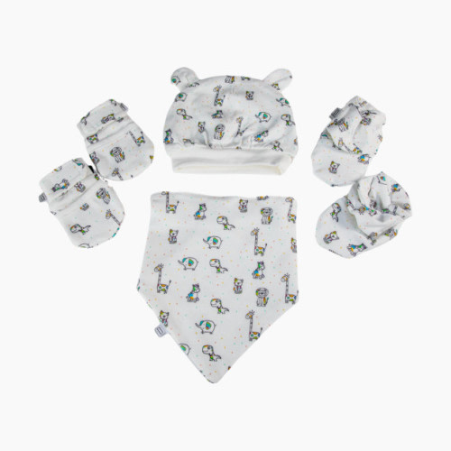 Darlyng & Co. Newborn Essentials 6 Piece Gift Set - Animal Print