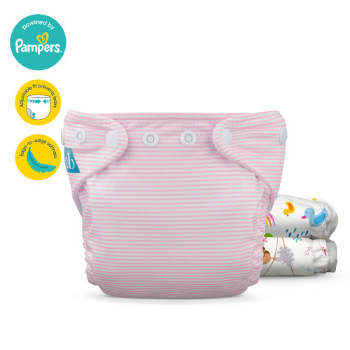 Pack of 3 Reusable Cloth Diapers Newborn
