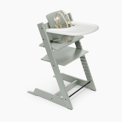 Stokke Tripp Trapp High Chair Complete² - Glacier Green/Glacier Green/White Tray