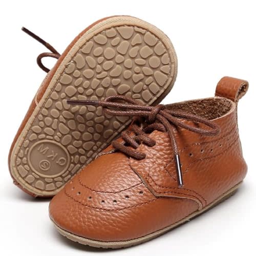 Greceen Infant Baby Boys Girls Leather Loafers Comfort Oxford Dress Wedding Shoes First Walker Outdoor Shoes Crib Shoes