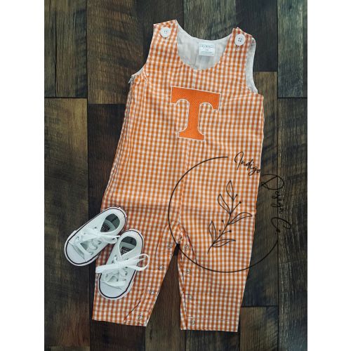 Tennessee Vols Boys Custom Embroidered Longall Overall Game - Etsy