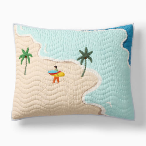 West Elm Kids Surf Shack Sham