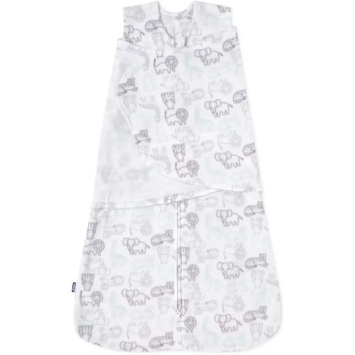 HALO Micro-Fleece Sleepsack Swaddle "Animal Action, Newborn"