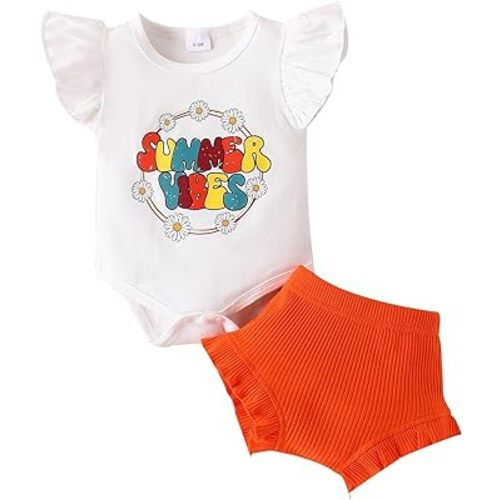 Renotemy Baby Girl Clothes Romper Outfits Newborn Infant Baby Rompers Girl  Jumpsuits Suspenders Pants Baby Clothes Girl