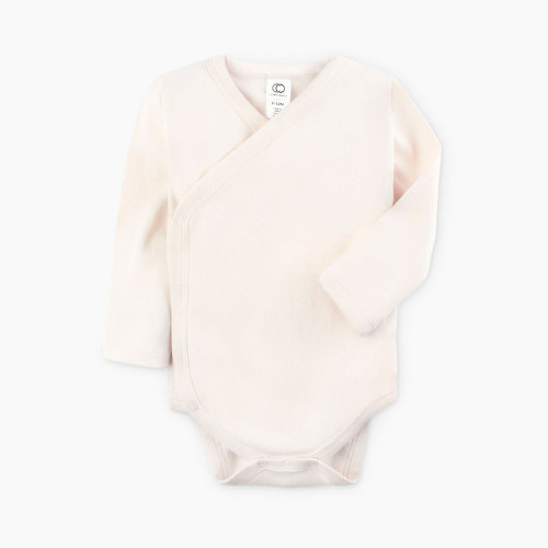 Colored Organics Wrap Bodysuit - Natural, 0-3M