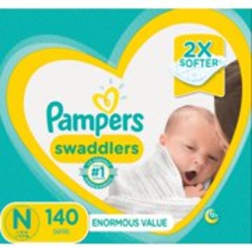Pampers Swaddlers Diapers Size N 140 Count