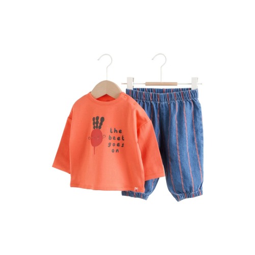 Beet Goes On Long Sleeve T-Shirt & Pants Set