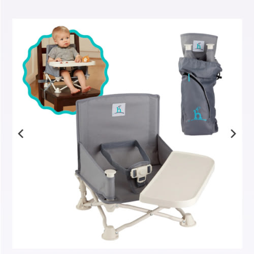 OmniBoost Travel Booster Seat | hiccapop - Slate Gray - hiccapop