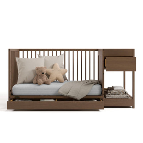 Teddi 5-In-1 Convertible Crib And Changer With Drawer | Wayfair