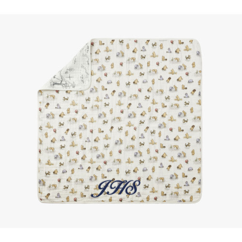 Disney's Winnie the Pooh Oversized Organic Muslin Baby Blanket