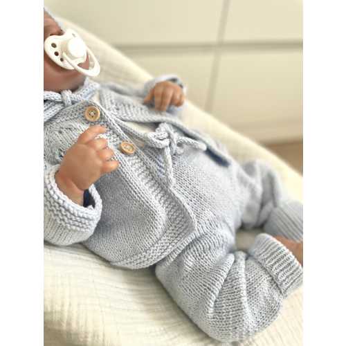 Hand Knit Baby Cardigan Set, Knit Baby Pants, Organic Baby Cardigan, Knitted Baby Clothes, Hand Knitted Baby Bonnet, Knitted Baby Outfit