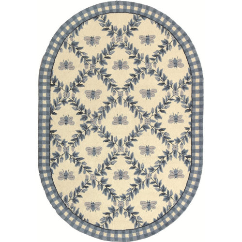 Kinchen Hand Hooked Wool Floral Rug