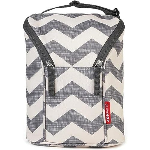 Skip Hop Baby Bottle Bag, Grab & Go, Chevron