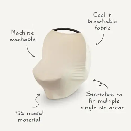 mushie Multi-Use Cover Fog