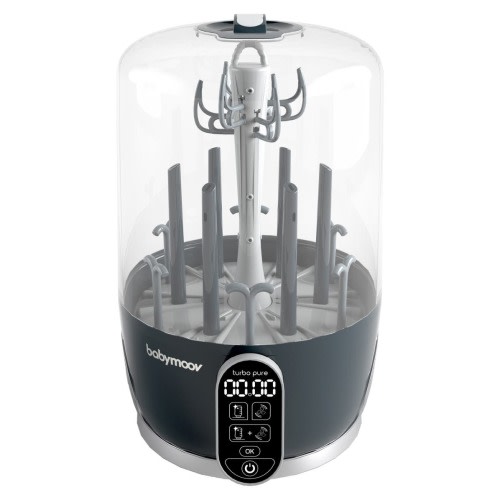 Babymoov Turbo Pure Sterilizer & Bottle Dryer, Grey