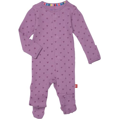 Magnetic Me Girls Modal Magnetic Baby Footie Pajamas | Silky Soft Modal Fabric | Baby Sleepers Available Sizes PRE - 24M