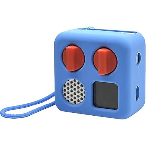 Silicone Cover for Yoto Mini Player, Protective Sleeve Case Compatible with Audio Music Player (Blue)