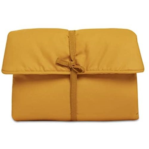 Natemia Portable Diaper Changing Pad - Light, Soft & Machine Washable Organic Cotton Foldable Baby Changing Mat