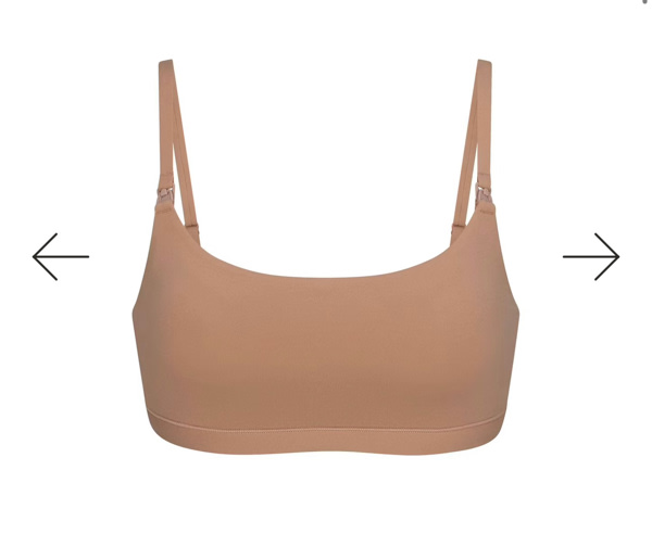 SKIMS FITS EVERYBODY MATERNITY PUMPING SCOOP BRALETTE | SIENNA | SKIMS