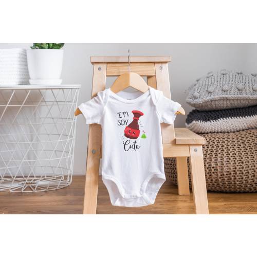 Soy Cute Onesie®, Sushi Onesie®, Food Baby Clothes, Foodie Onesie®, Funny Baby Gift, Unisex Baby Clothes, Funny Onesie, Miso Cute Onesie®