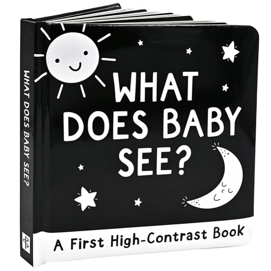 What Does Baby See? A High-Contrast Board Book (Padded Cover)