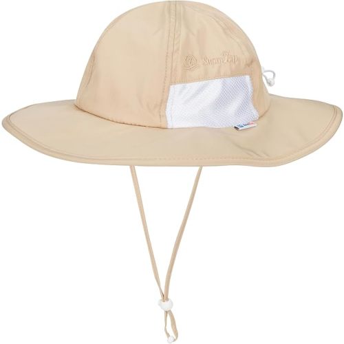 SwimZip Wide Brim Sun Hat | UPF 50+ Protection for Baby, Toddler, and Kids