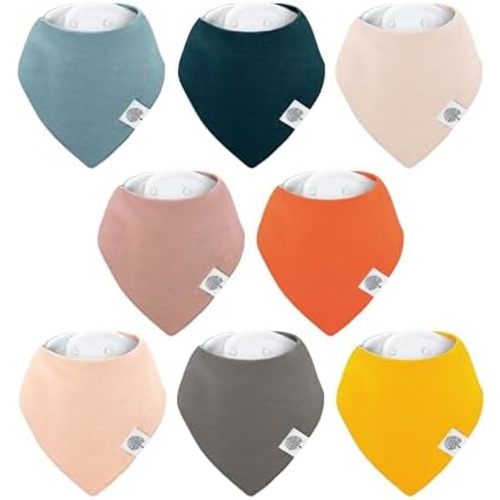Parker Baby Bandana Drool Bibs for Boys, Girls & Unisex - Soft & Stylish Teething Bibs for Babies