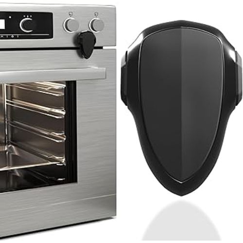 Oven Lock Child Safety, 1 Pack, Oven Door Lock Child Safety, Oven Baby Proofing, Heat-Resistant, Durable & Easy to Install Oven Safety Locks for Toddlers, Baby Proof Oven (Black)