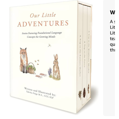 Our Little Adventures: Stories Featuring Foundational Language Concepts for Growing Minds (Tabitha Paige Children's Book Series)