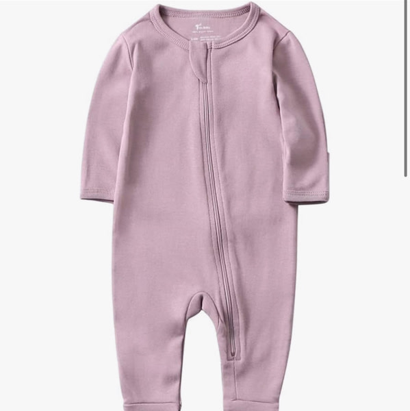 O2 BABY Baby Boys Girls Organic Cotton Zip-Front Sleeper Pajamas, Footed Sleep 'n Play